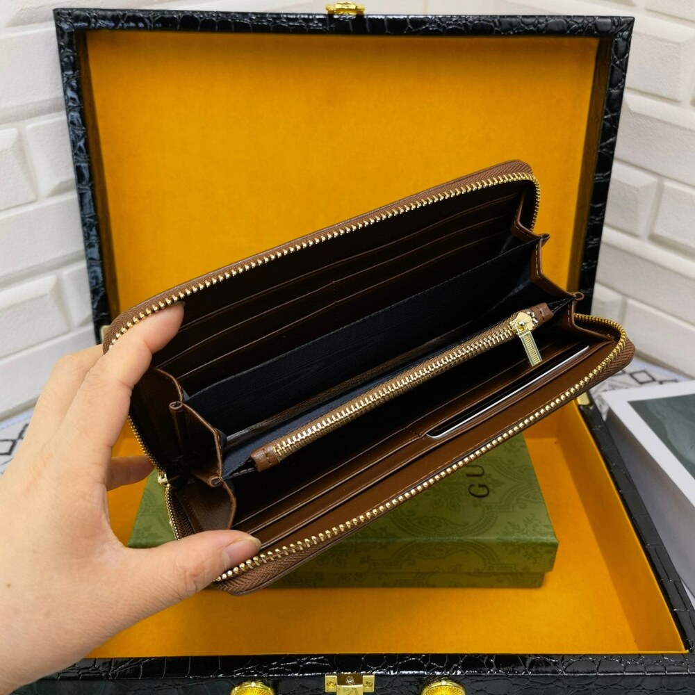 Gucci Horsebit 1955 Zip Around Wallet - Picture 8 of 9
